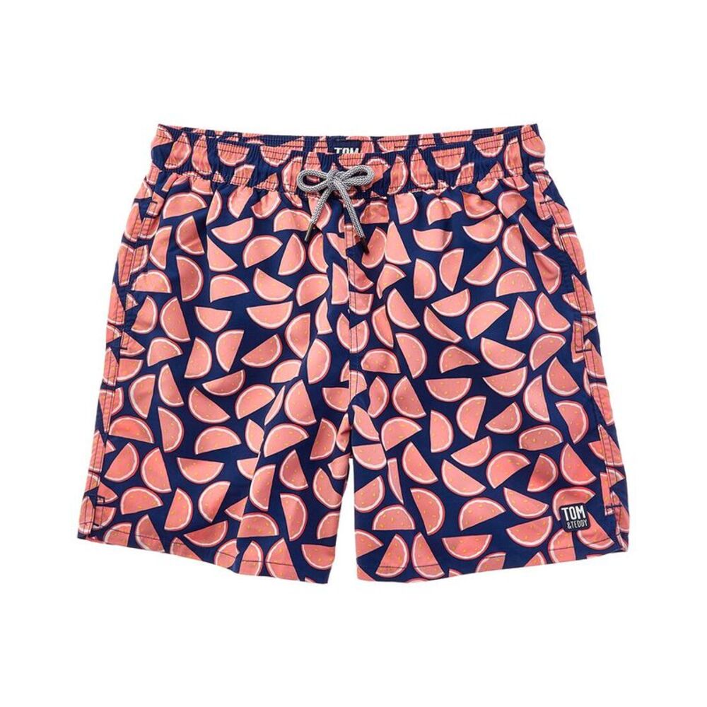 Tom & Teddy Mens  Watermelon Swim Trunk